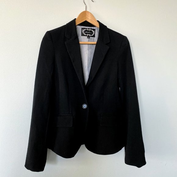 Classic Size Small Black Blazer/Suit Jacket by Ambiance - Picture 1 of 8